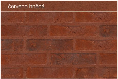 Spáry různých odstínů - červeno hnědá | Lícové cihly a pásky Terca