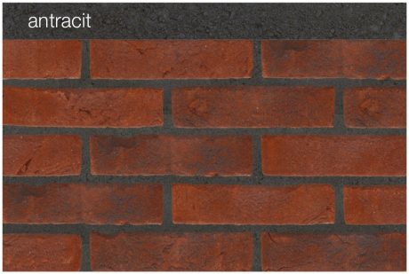 Spáry různých odstínů - antracit | Lícové cihly a pásky Terca