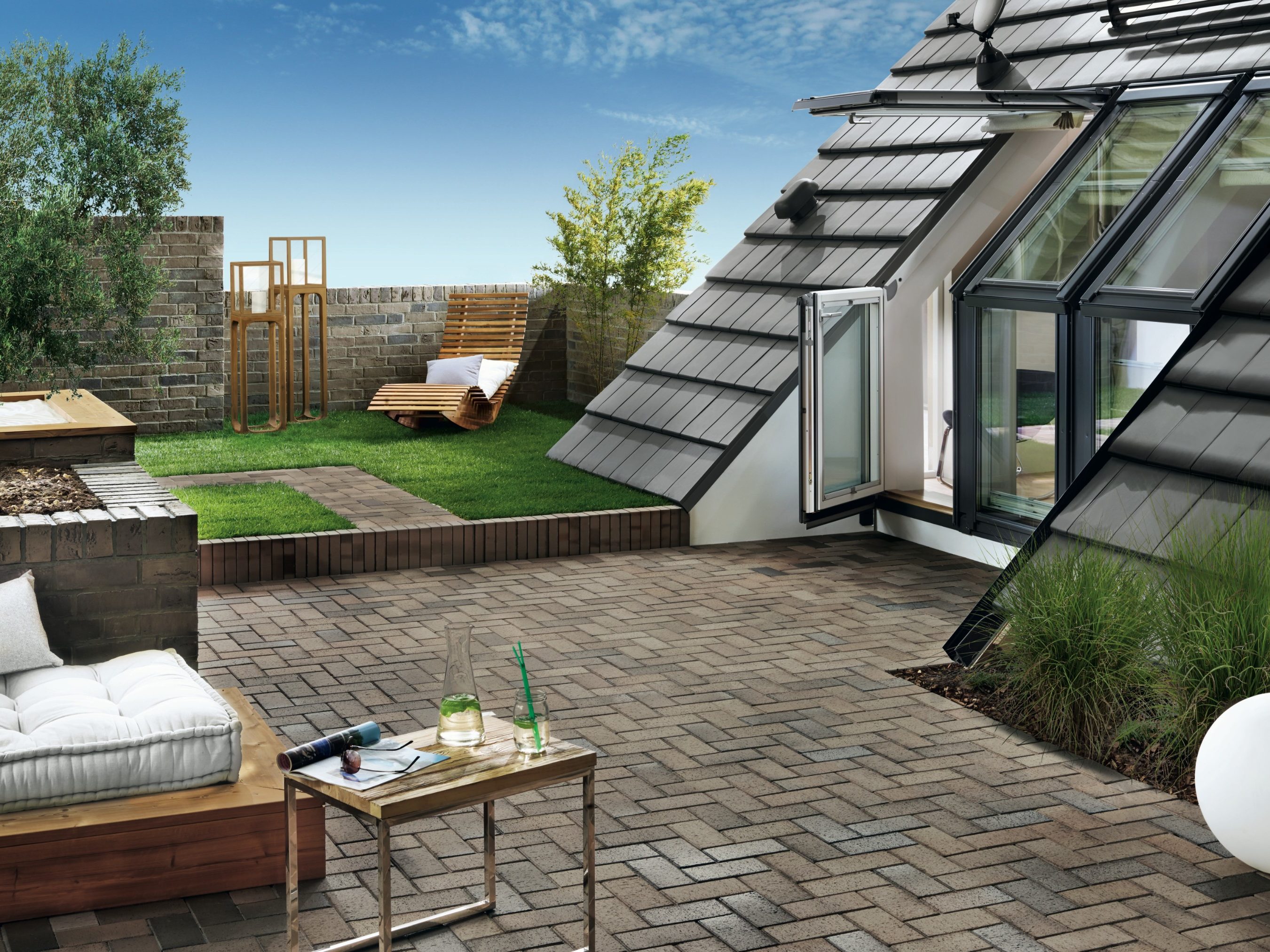 Reference cihlové dlažby Penter Stralsund