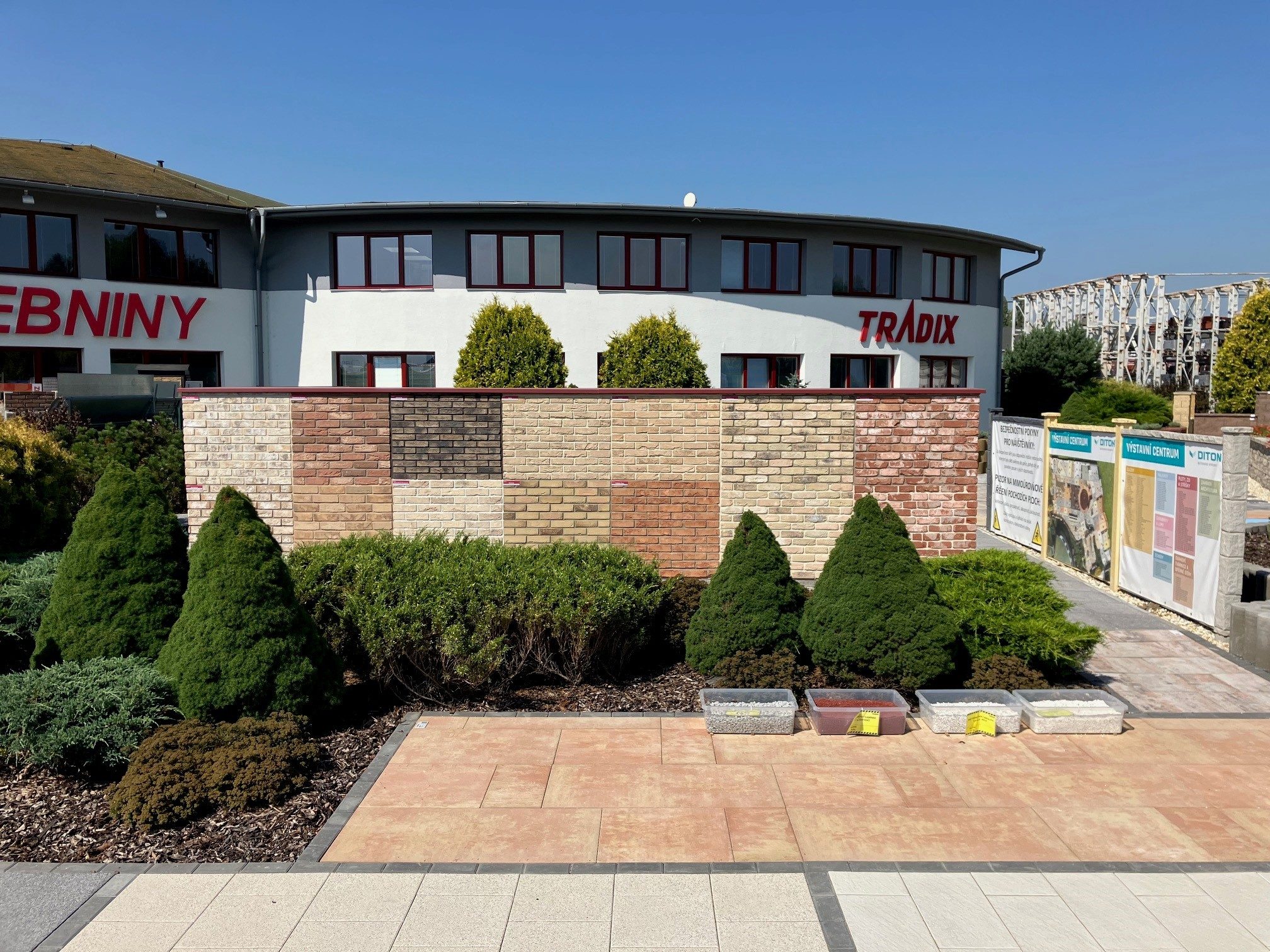 Showroom Terca Penter v areálu Tradix ve Starém Městě na Moravě