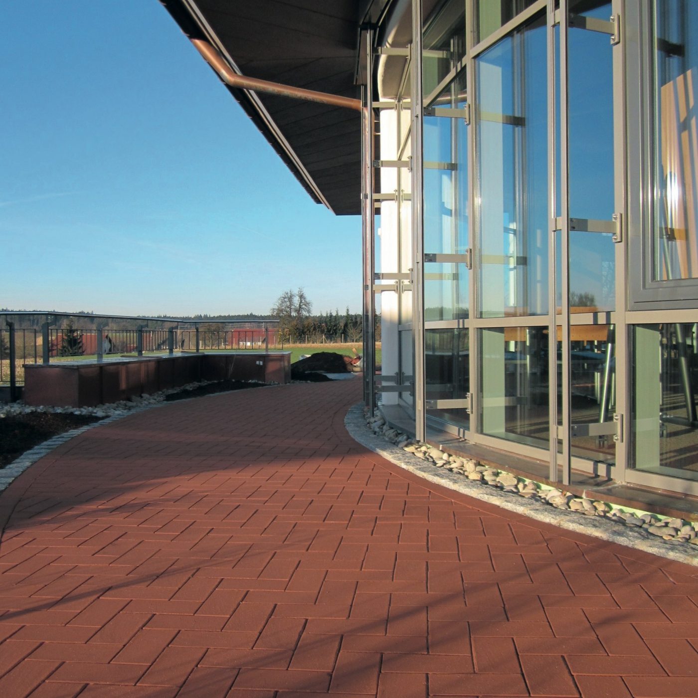 Reference cihlové dlažby Penter Rot