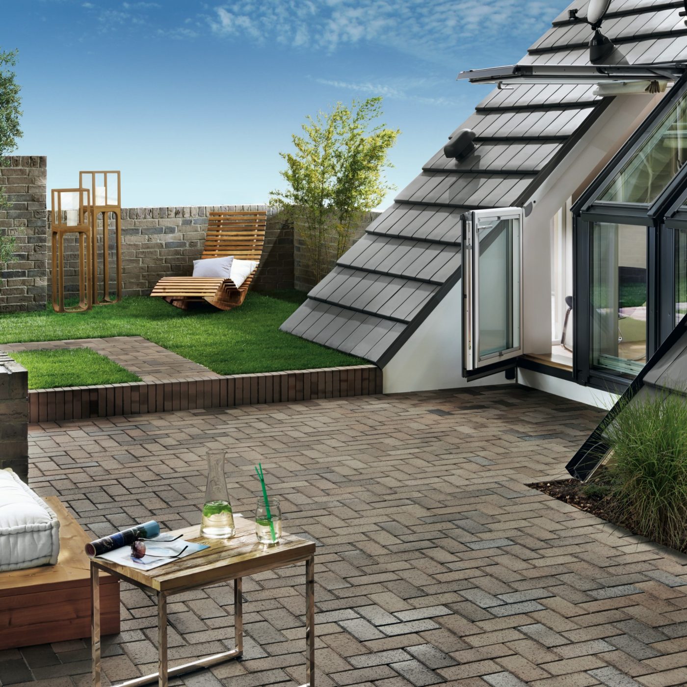 Reference cihlové dlažby Penter Stralsund